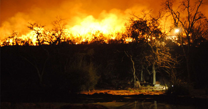 Huge Fire On Reserve